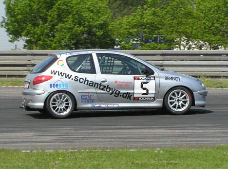Flemming Schantz var tilfreds med lørdagens indsat på Ring Djursland. (Foto: Motorsporten.dk)